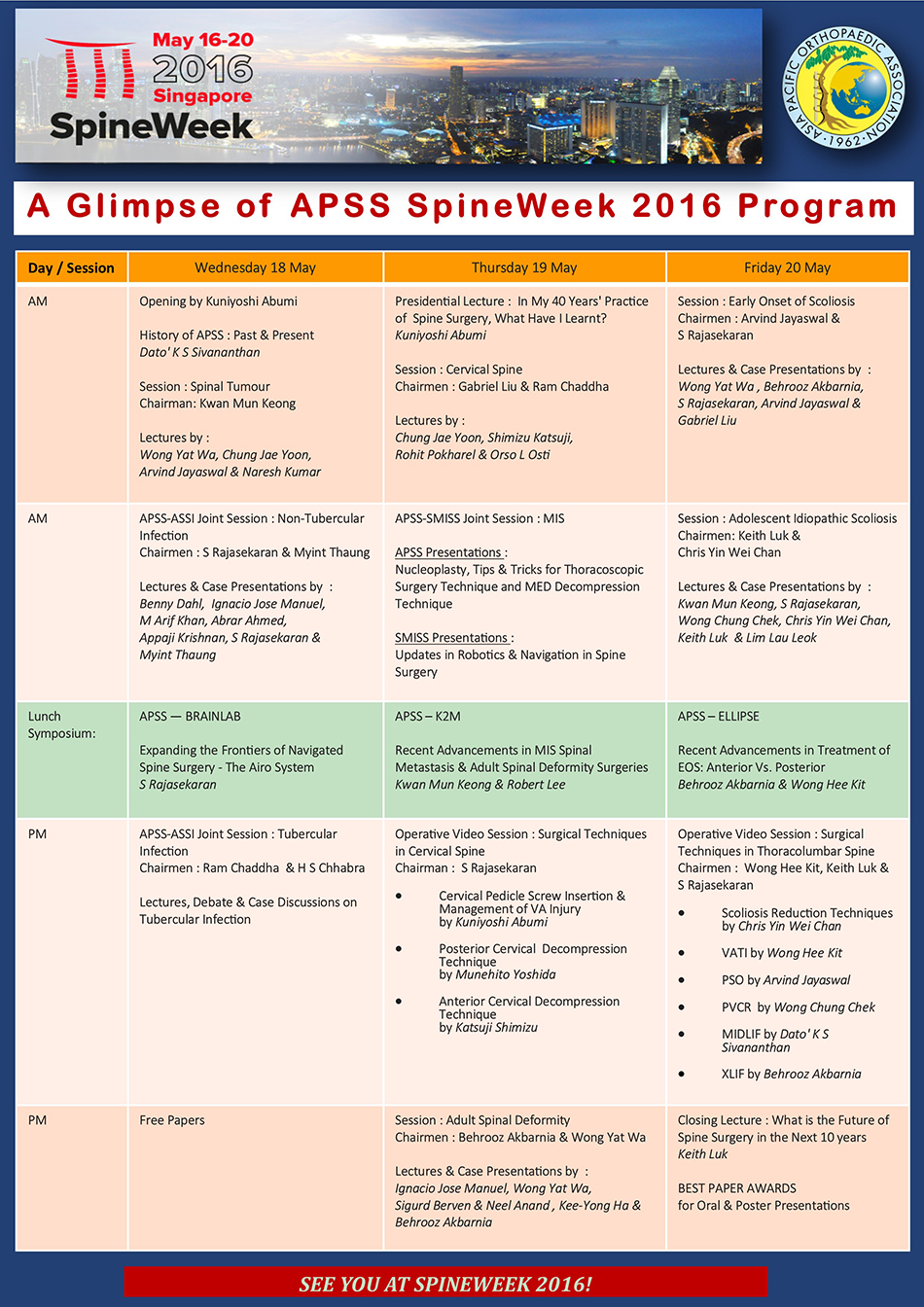 APSS Scientific Programme Highlights