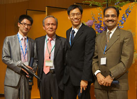 Chairman with travelling fellows in Gifu, Japan (2010)